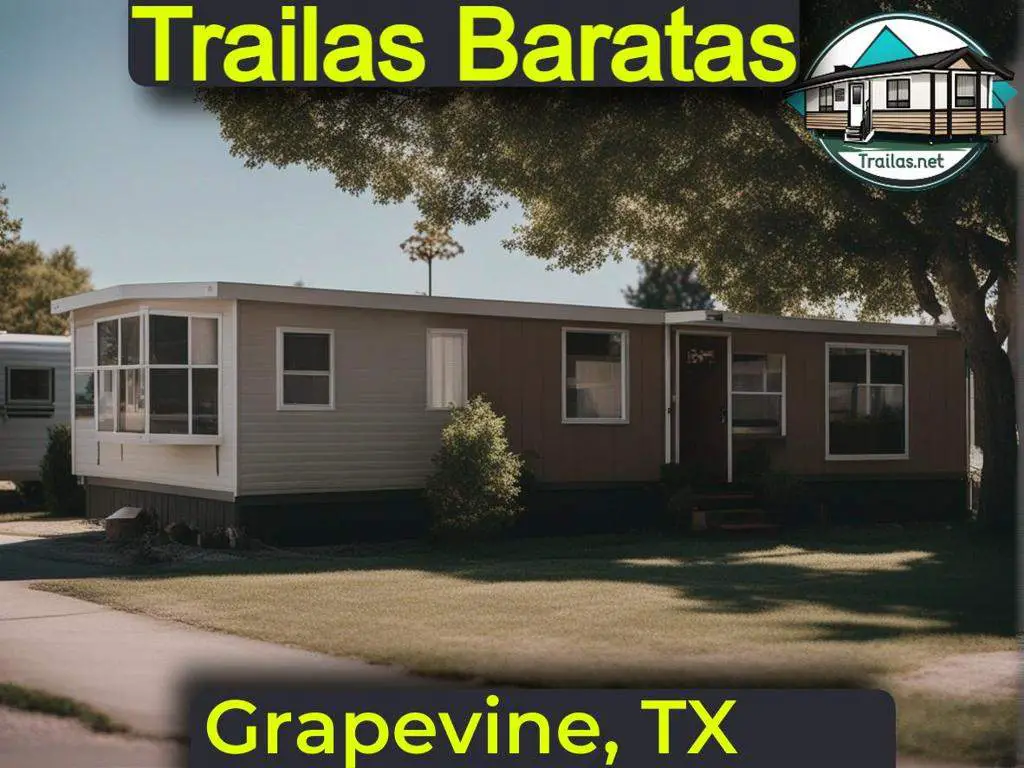 Obtén el teléfono y dirección de parques de trailas baratos para una vida con bajo presupuesto en Grapevine, Texas.