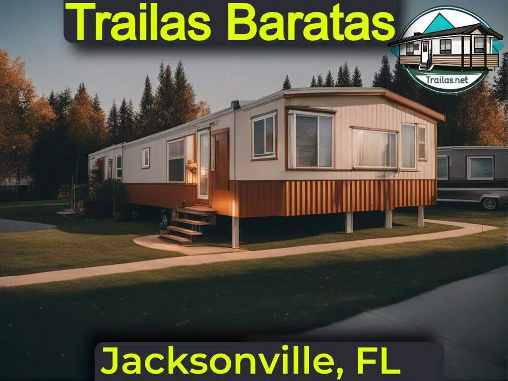 Instrucciones e información de parques de trailas en renta con teléfonos y direcciones para un alojamiento asequible en Jacksonville, Florida.