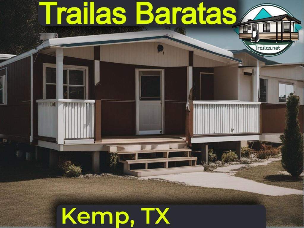 Teléfonos y direcciones de parques de trailas a precios asequibles para una vivienda cómoda en Kemp, Texas.