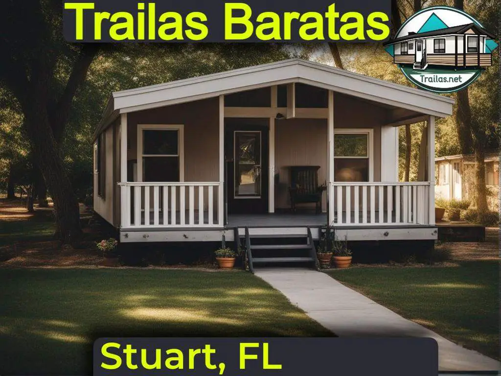 Obtén el teléfono y dirección de parques de trailas baratos para una vida sencilla y cómoda en Stuart, Florida.