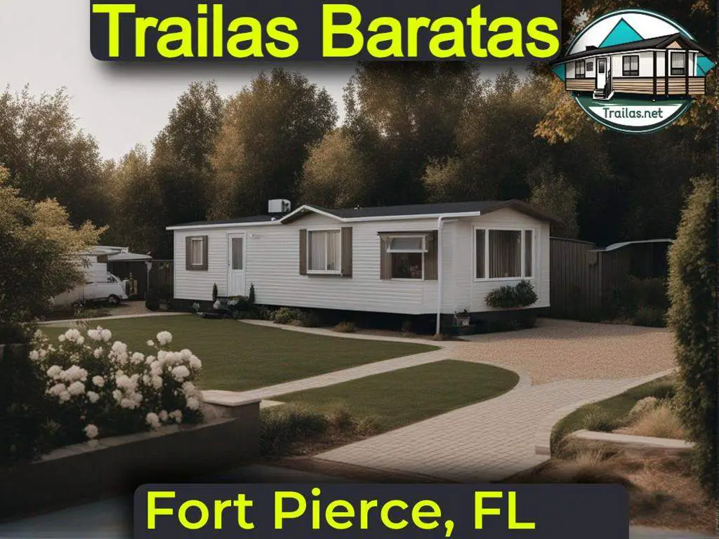 Teléfonos y direcciones de parques de trailas a precios baratos para una vivienda económica en Fort Pierce, Florida.