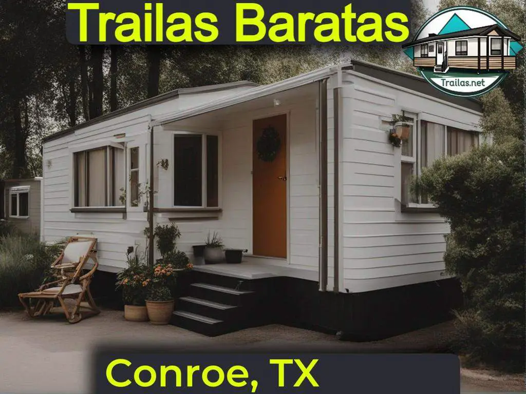 Obtén teléfonos y direcciones de parques de trailas en renta para un alojamiento accesible en Conroe, Texas.