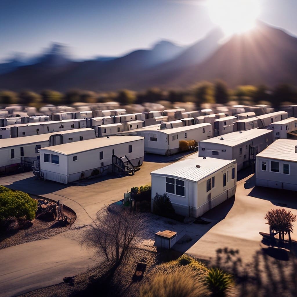 Conjunto de trailas de renta, una solución económica para encontrar casas en Midland, Texas
