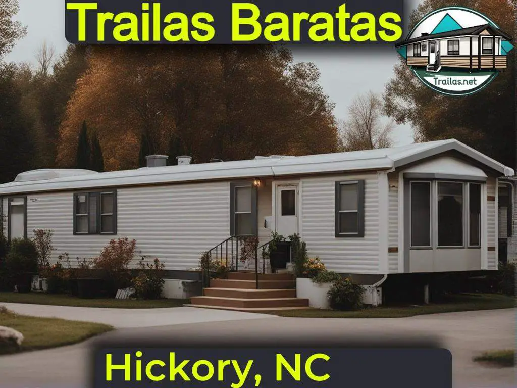 Obtén el teléfono y dirección de parques de trailas baratos para una vida con bajo presupuesto en Hickory, Carolina del Norte (North Carolina).