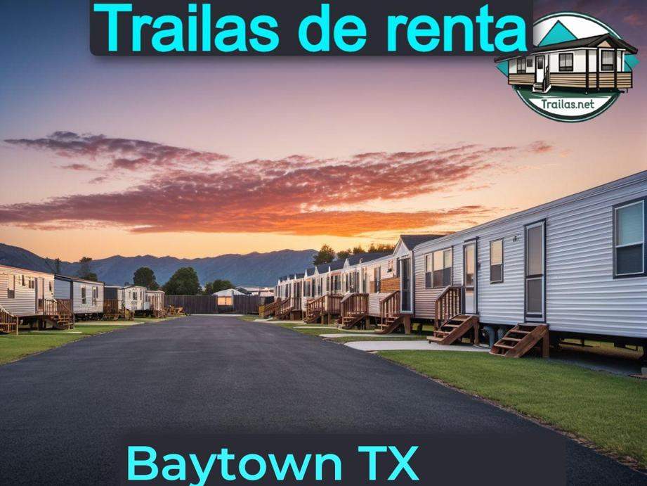 Parqueaderos y parques de trailas de renta disponibles para vivir cerca de Baytown TX