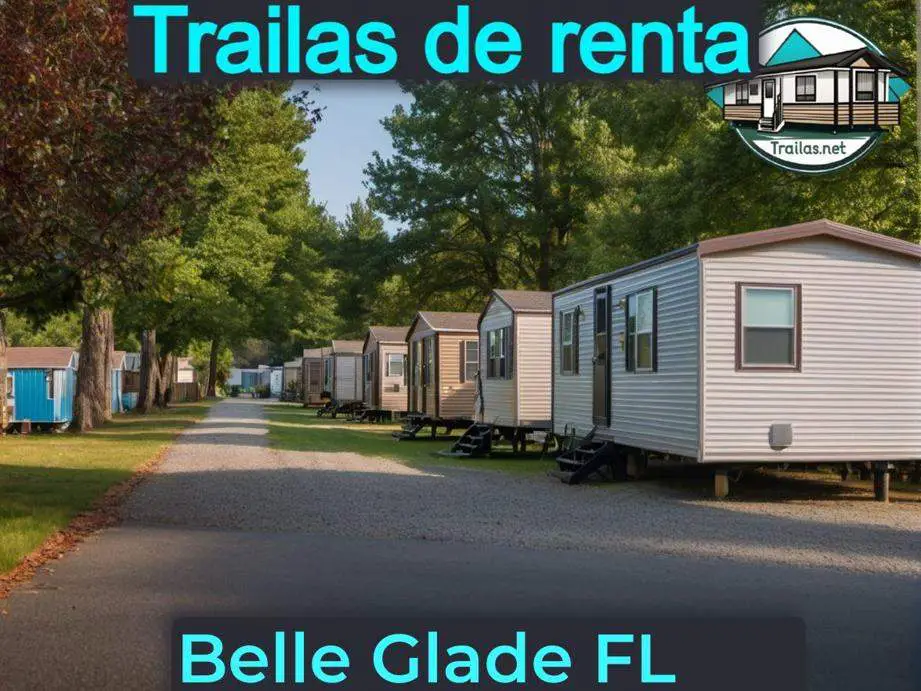 Parqueaderos y parques de trailas de renta disponibles para vivir cerca de Belle Glade FL