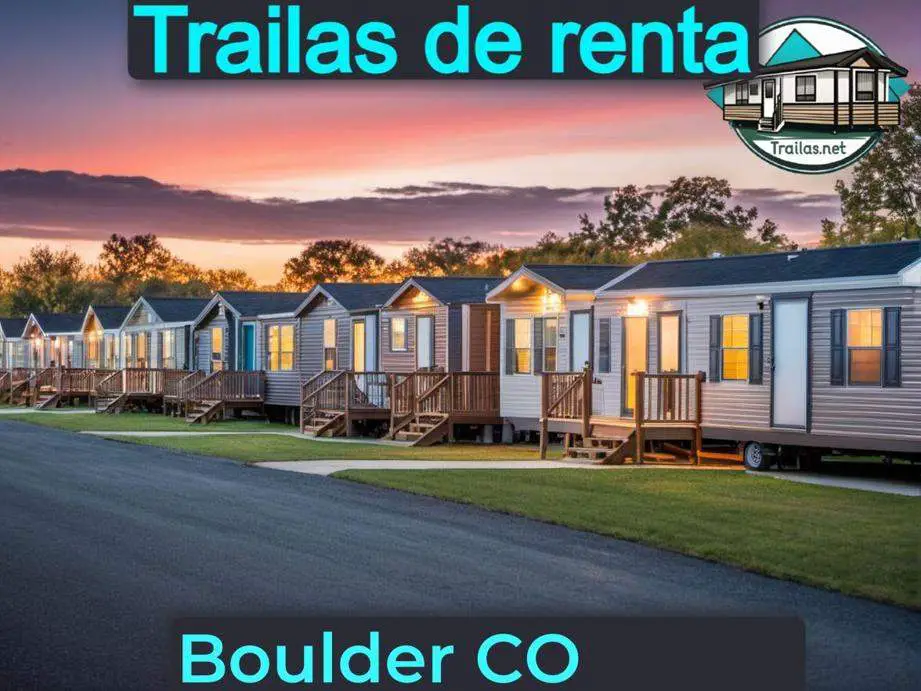 Parqueaderos y parques de trailas de renta disponibles para vivir cerca de Boulder CO
