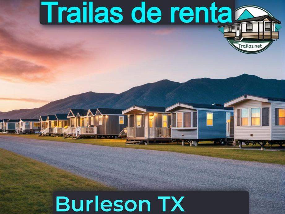 Parqueaderos y parques de trailas de renta disponibles para vivir cerca de Burleson TX