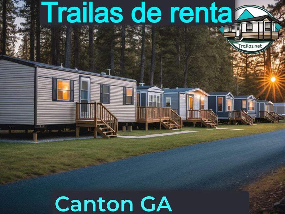 Parqueaderos y parques de trailas de renta disponibles para vivir cerca de Canton GA