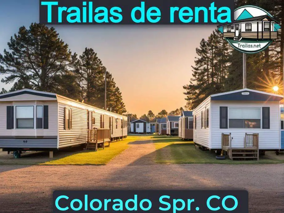 Parqueaderos y parques de trailas de renta disponibles para vivir cerca de Colorado Springs CO