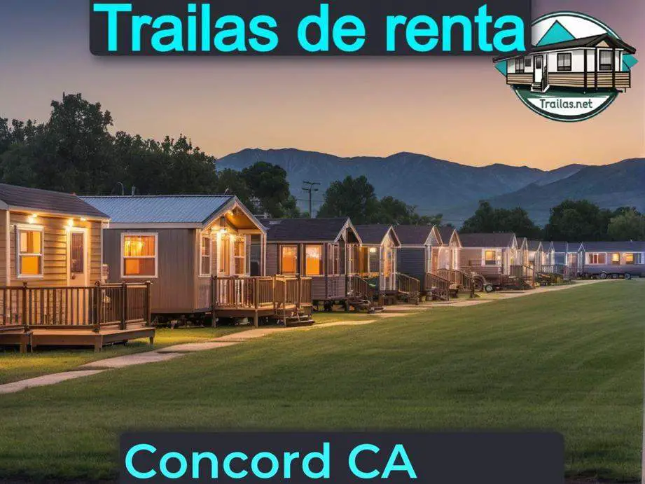 Parqueaderos y parques de trailas de renta disponibles para vivir cerca de Concord CA