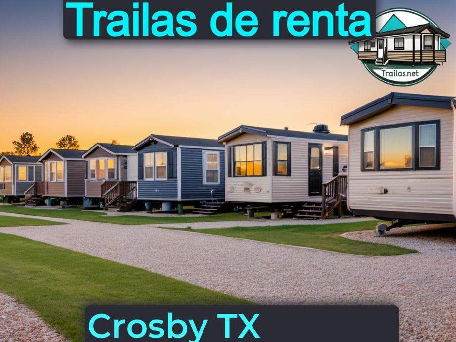 Parqueaderos y parques de trailas de renta disponibles para vivir cerca de Crosby TX