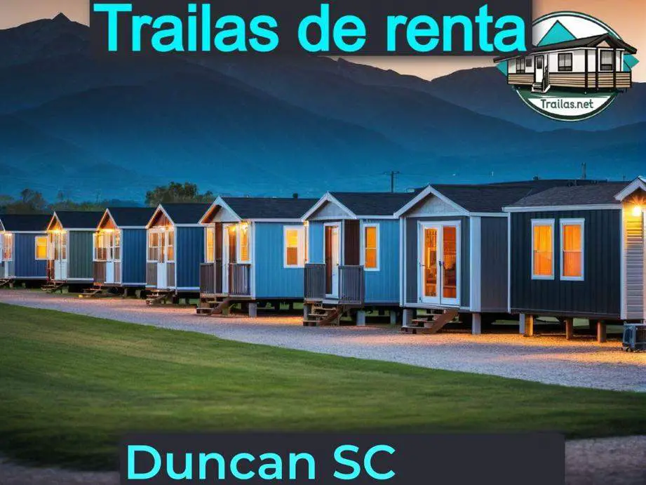 Parqueaderos y parques de trailas de renta disponibles para vivir cerca de Duncan SC