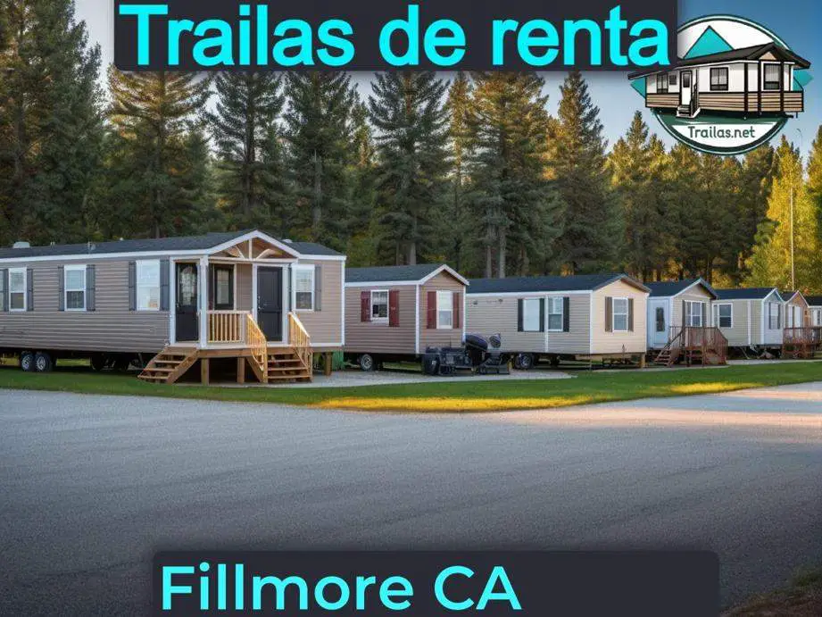 Parqueaderos y parques de trailas de renta disponibles para vivir cerca de Fillmore CA