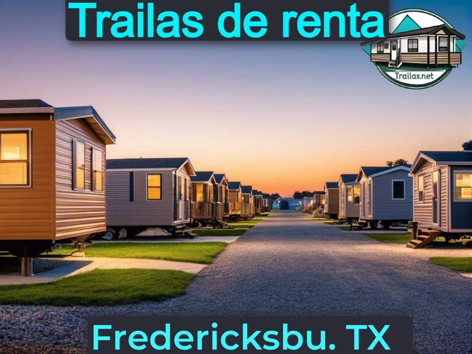 Parqueaderos y parques de trailas de renta disponibles para vivir cerca de Fredericksburg TX