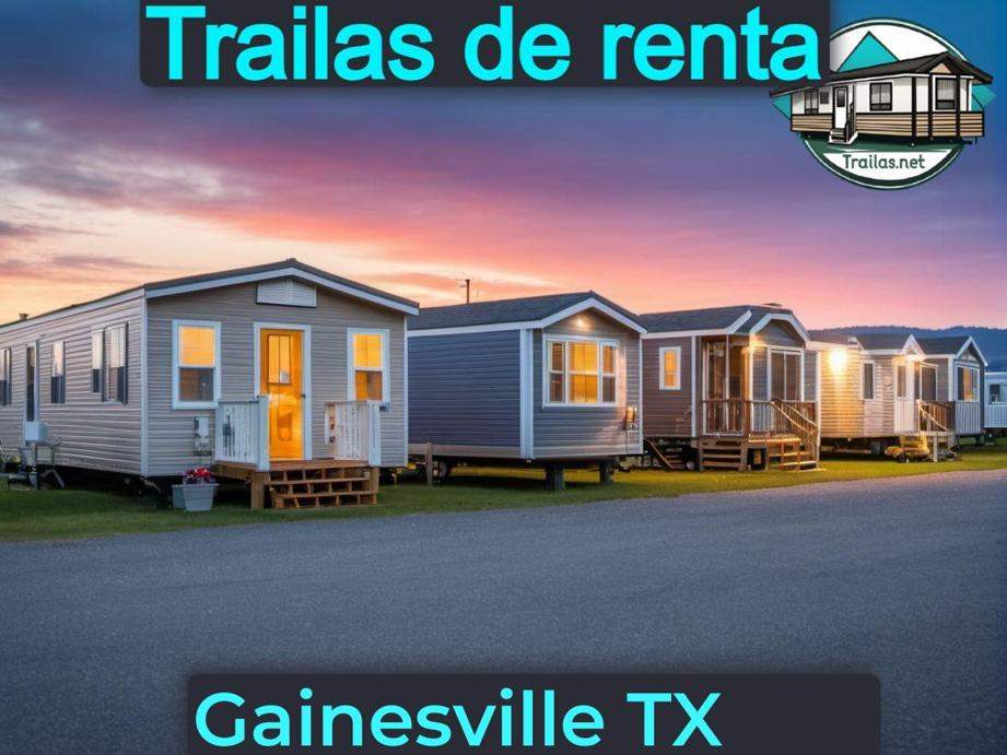 Parqueaderos y parques de trailas de renta disponibles para vivir cerca de Gainesville TX
