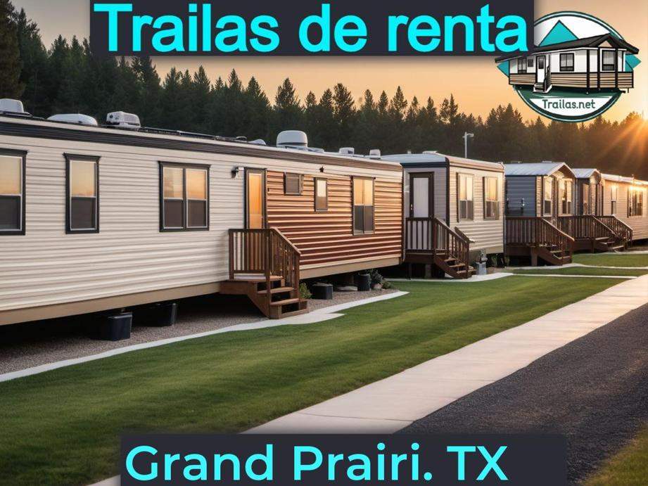 Parqueaderos y parques de trailas de renta disponibles para vivir cerca de Grand Prairie TX