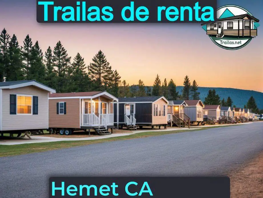 Parqueaderos y parques de trailas de renta disponibles para vivir cerca de Hemet CA