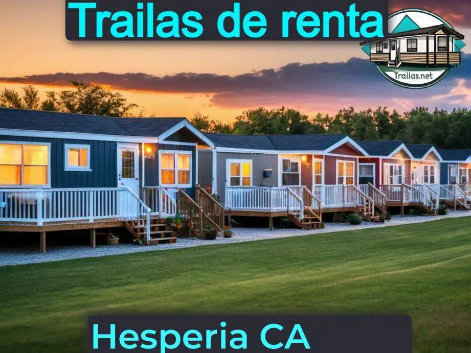 Parqueaderos y parques de trailas de renta disponibles para vivir cerca de Hesperia CA