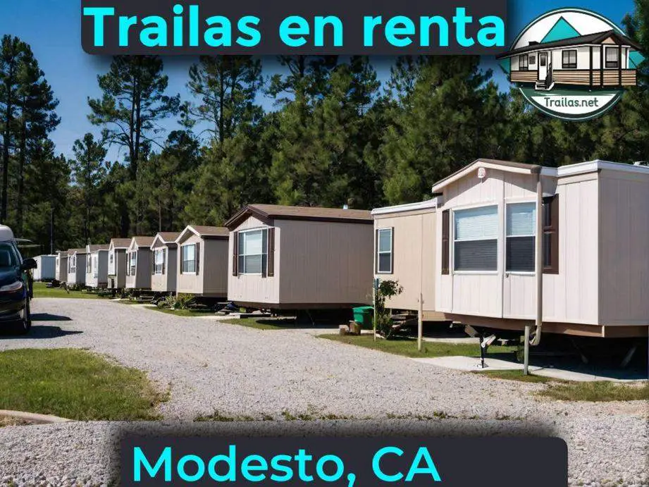Parqueaderos y parques de trailas de renta disponibles para vivir cerca de Modesto CA