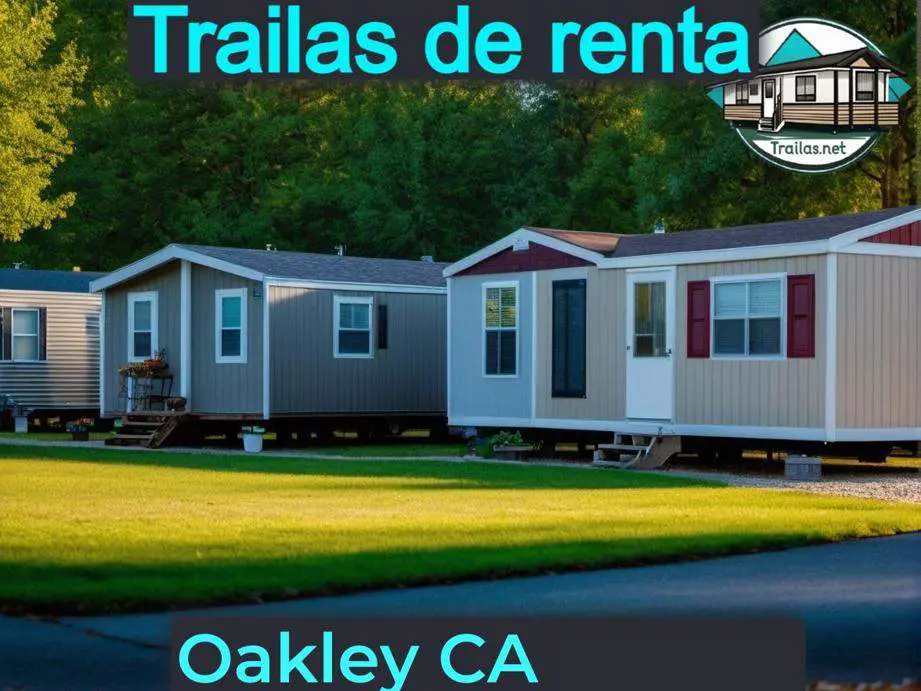 Parqueaderos y parques de trailas de renta disponibles para vivir cerca de Oakley CA