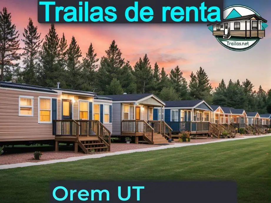 Parqueaderos y parques de trailas de renta disponibles para vivir cerca de Orem UT