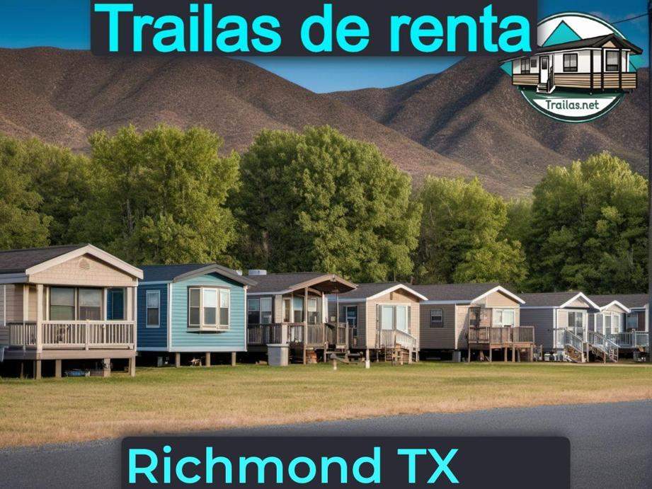 Parqueaderos y parques de trailas de renta disponibles para vivir cerca de Richmond TX