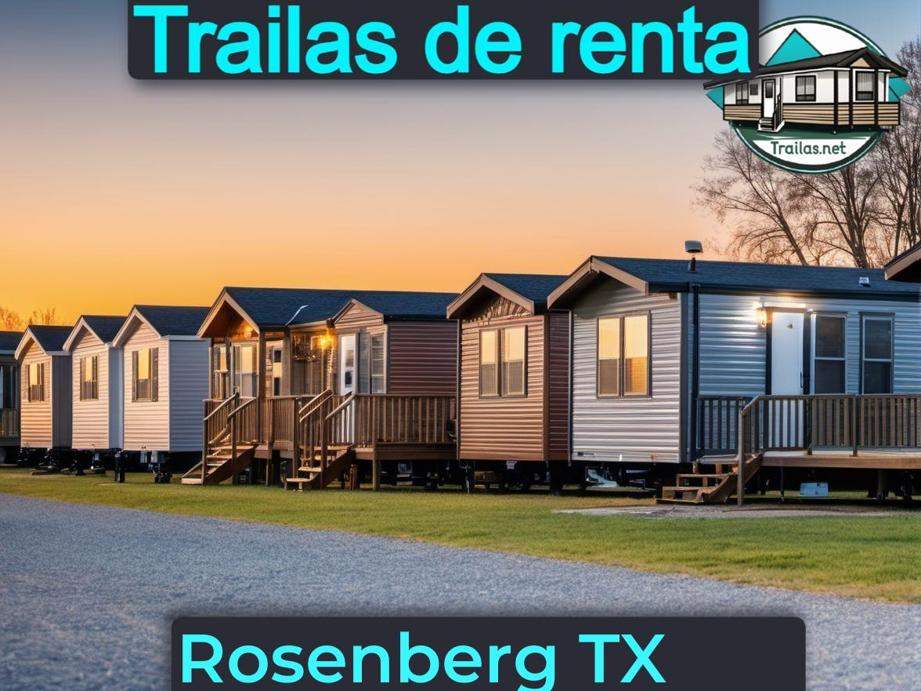 Parqueaderos y parques de trailas de renta disponibles para vivir cerca de Rosenberg TX