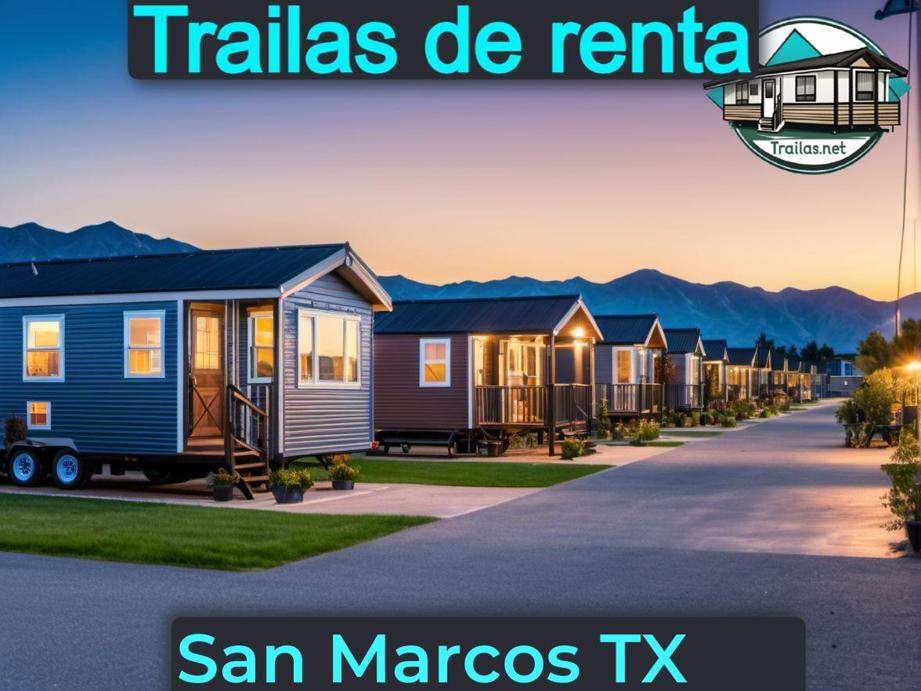 Parqueaderos y parques de trailas de renta disponibles para vivir cerca de San Marcos TX
