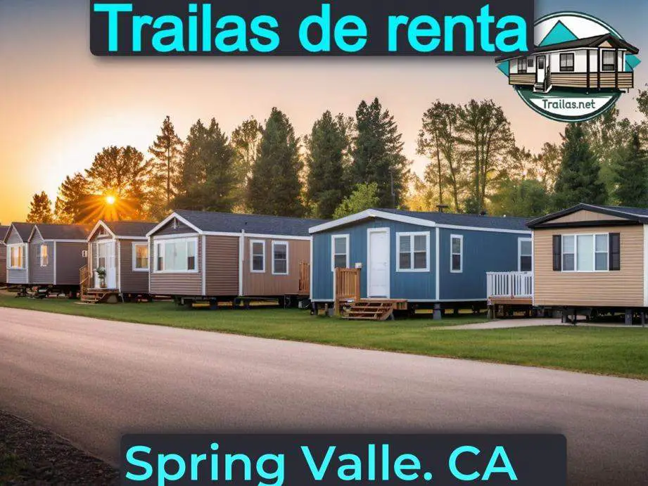 Parqueaderos y parques de trailas de renta disponibles para vivir cerca de Spring Valley CA