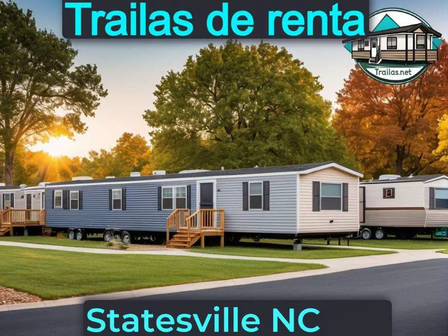 Parqueaderos y parques de trailas de renta disponibles para vivir cerca de Statesville NC