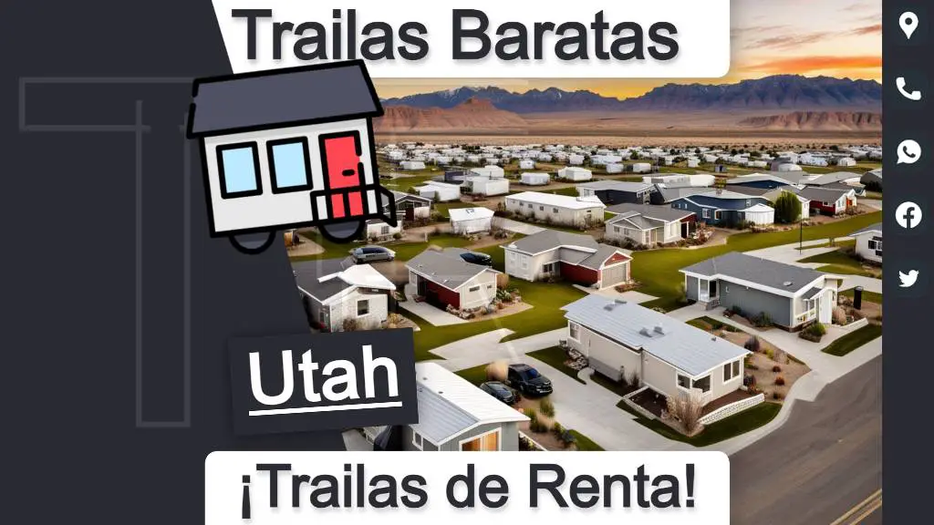 Renta de casas o trailas baratas para vivir en Utah