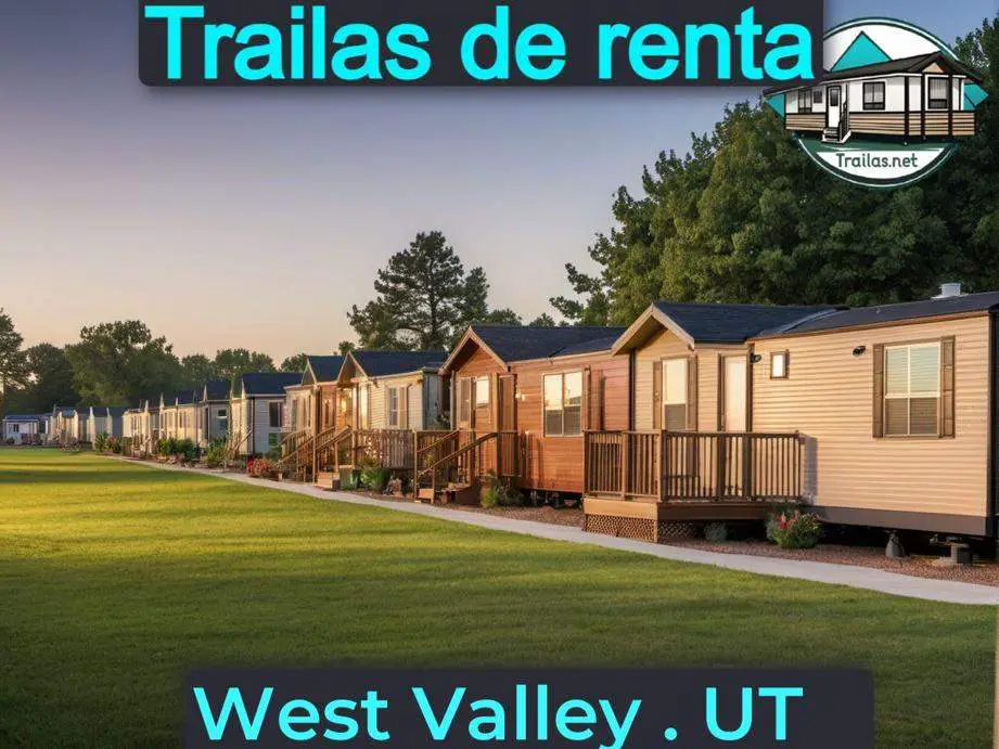Parqueaderos y parques de trailas de renta disponibles para vivir cerca de West Valley City UT