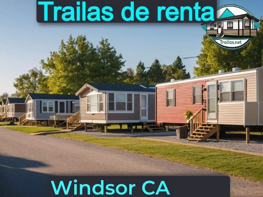 Parqueaderos y parques de trailas de renta disponibles para vivir cerca de Windsor CA