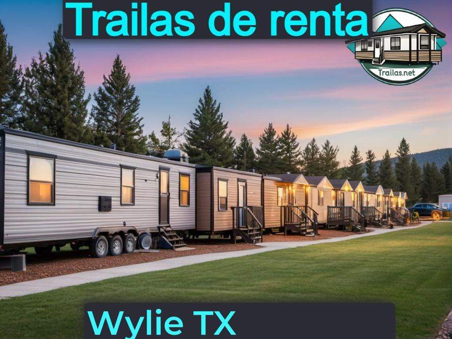 Parqueaderos y parques de trailas de renta disponibles para vivir cerca de Wylie TX
